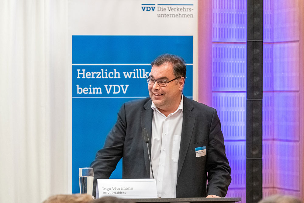 VDV-Präsident Ingo Wortmann hieß die Teilnehmer des Verbandsbeirats willkommen.